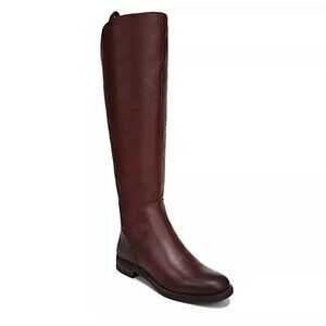 FRANCO SARTO Womens Meyer Block Heel Leather Riding‎ Boot Size 5 wide calf